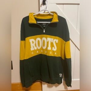 Roots Canada Rugby Style Quarter Zip